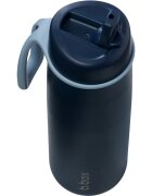 B.Box Stainless Steel Thermos Bottle sticlă termos cu pai Midnight 1 buc