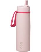 B.Box Stainless Steel Thermos Bottle sticlă termos cu pai Pink Paradise 1 buc