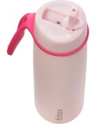 B.Box Stainless Steel Thermos Bottle sticlă termos cu pai Pink Paradise 1 buc