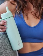 B.Box Stainless Steel Thermos Bottle sticlă termos cu pai Spearmint 1 buc