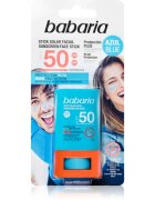 Babaria Blue Face Sun Stick stick hidratant protector pentru fata si zonele sensibile ale pielii SPF 50 20 ml
