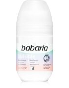 Babaria Deodorant Invisible antiperspirant roll-on impotriva petelor albe si galbene 50 ml