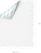 Baboo AirComfort Disposable Absorbing Changing Pads suport pentru schimbat scutecele de unică folosință 60×45 cm 20 buc