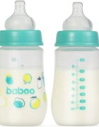 Baboo Anti-colic Feeding Bottle biberon anticolici Lagoon Fiesta 3 m+ 1 buc