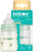Baboo Anti-colic Feeding Bottle biberon anticolici pentru nou-nascuti si copii Peachy Keen 0 m+ 1 buc