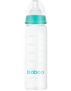 Baboo Anti-Colic Glass Bottle biberon anticolici din sticlă 3m+ 240 ml