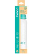 Baboo Anti-Colic Glass Bottle biberon anticolici din sticlă 3m+ 240 ml