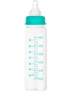 Baboo Anti-Colic Glass Bottle biberon anticolici din sticlă 3m+ 240 ml