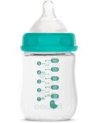 Baboo Anti-colic Glass Feeding Bottle Wide Neck biberon de sticlă 0m+ 1 buc
