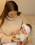 Baboo Anti-colic Glass Feeding Bottle Wide Neck biberon de sticlă 3m+ 1 buc