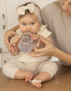 Baboo Cup with Silicone Spout ceasca cu mânere Au Naturale 6m+ 1 buc
