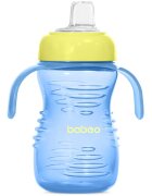 Baboo Cup with Silicone Spout ceasca cu suzetă din silicon Blue 6m+ 260 ml