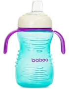 Baboo Cup with Silicone Spout ceasca cu suzetă din silicon Mint 6m+ 260 ml
