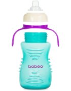 Baboo Cup with Silicone Spout ceasca cu suzetă din silicon Mint 6m+ 260 ml