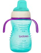 Baboo Cup with Silicone Spout ceasca cu suzetă din silicon Mint 6m+ 260 ml