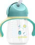 Baboo Cup with Silicone Straw ceasca cu pai Lagoon Fiesta 9m+ 1 buc