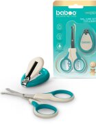 Baboo Nail Care Set Set de manichiură pentru nou-nascuti si copii 0m+ 2 buc