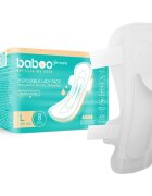 Baboo Postpartum Maternity Pads absorbante postnatale de unică folosință marimea L 8 buc