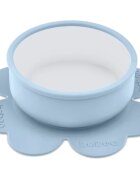 Baboo Silicone Bowl bol din silicon cu ventuză Blue Haze 6m+ 1 buc
