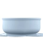 Baboo Silicone Bowl bol din silicon cu ventuză Blue Haze 6m+ 1 buc