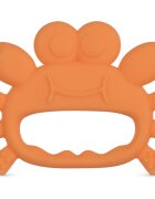 Baboo Silicone Teether jucărie pentru dentiție Crab 4m+ 1 buc