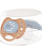 Baboo Soothers Silicone Symmetrical with Case suzetă Blue Haze 6-12 m 2 buc