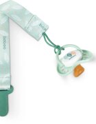 Baboo Textile Soother Holder clips pentru suzetă Peachy Keen 1 buc