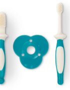 Baboo Toothbrush Set set pentru îngrijirea dentară pentru bebeluși 6-12 m 2 buc