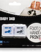 Baby Dab Foot & Hand Print Blue & Grey cerneală pentru amprente copii 2 buc