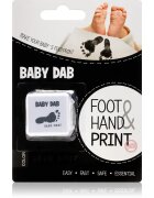 Baby Dab Foot & Hand Print Grey cerneală pentru amprente copii 1 buc