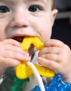 Baby Einstein Ocean Explorers Sea of Sensory Teether Toy jucărie pentru dentiție 3 m+ 1 buc