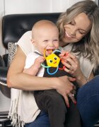 Baby Einstein Soothing Star Teether & Rattle Toy jucărie pentru dentiție cu zornăitoare 0 m+ 1 buc