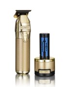 BaByliss PRO Fxone Skeleton FX799MBE cortapelos profesionale pentru conturarea precisă a bărbii Gold 1 buc