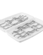BabyOno Bottle Drying Rack scurgător pentru sticle I. White 1 buc