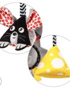 BabyOno Mouse jucărie suspendabilă contrastantă 0m+ 1 buc