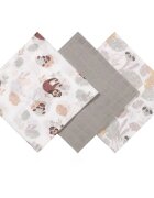 BabyOno Muslin Diapers Super Soft scutece textile Grey 70x70 cm 3 buc