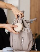 BabyOno Silicone Soother Case cutie Beige 1 buc