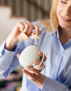 BabyOno Silicone Soother Case cutie Beige 1 buc