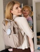 BabyOno Silicone Soother Case cutie Beige 1 buc