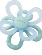 BabyOno Silicone Teether Flower jucărie pentru dentiție Blue 1 buc