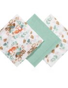 BabyOno Super Soft Mint scutece textile 70x70 cm Mint 3 buc