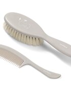 BabyOno Take Care Hairbrush and Comb set pentru nou-nascuti si copii Gray