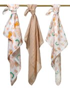 BabyOno Take Care Muslin Diapers scutece textile Beige 3 buc