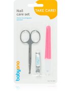 BabyOno Take Care Nail Care Set de manichiură pentru copii Red