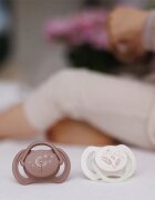 BabyOno Take Care Symmetrical Silicone Soothers suzetă Day & Night 18m+ 2 buc