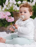 BabyOno Take Care Symmetrical Silicone Soothers suzetă Day & Night 6-18m+ 2 buc