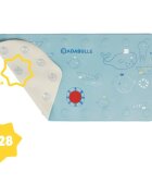 Badabulle Extra Large Bath Mat suport antialunecare cu senzor de căldură 91x40 cm