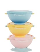 Badabulle Fun Colors castron cu capac 3 buc