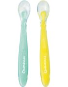 Badabulle Silicone Spoons linguriță 3 m+ 2 buc