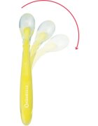 Badabulle Silicone Spoons linguriță 3 m+ 2 buc